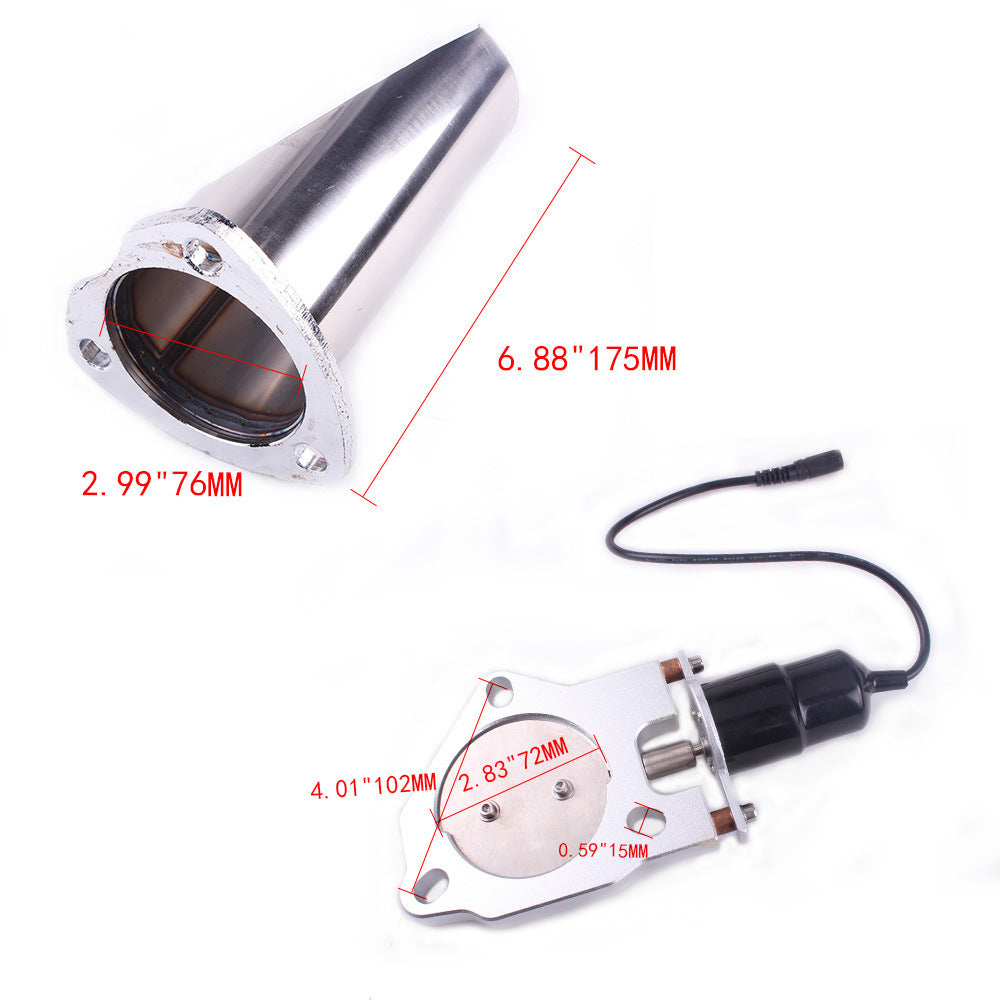Gorge de queue modifiée de tuyau d'échappement d'automobile peut être télécommandé demi-ensemble de Contr