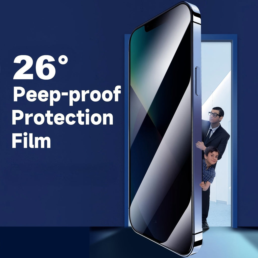 S Film de protection anti-peep en verre trempé