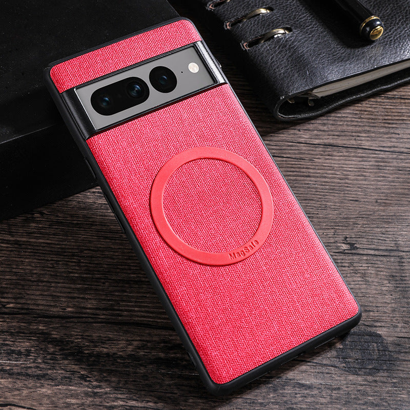Applicable à l'étui Google Leather Phone Case PIXEL Série Protection tout compris C