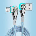 Double câble de charge rapide de câble de type C de câble de charge de voiture de type C