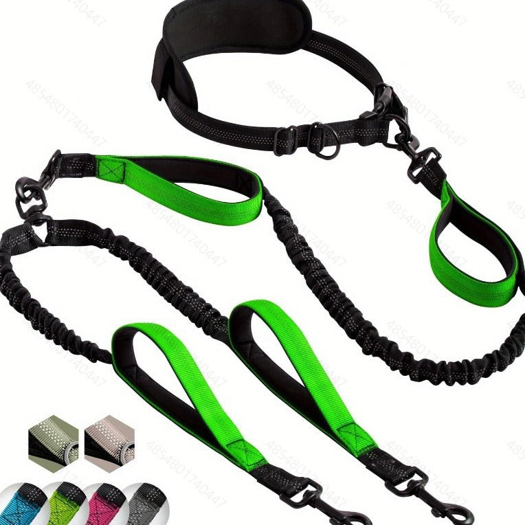 Amazon Pet Supplies Fitness Sports Running Leash Multifonctionnel Leash Dog Leash Vente en gros