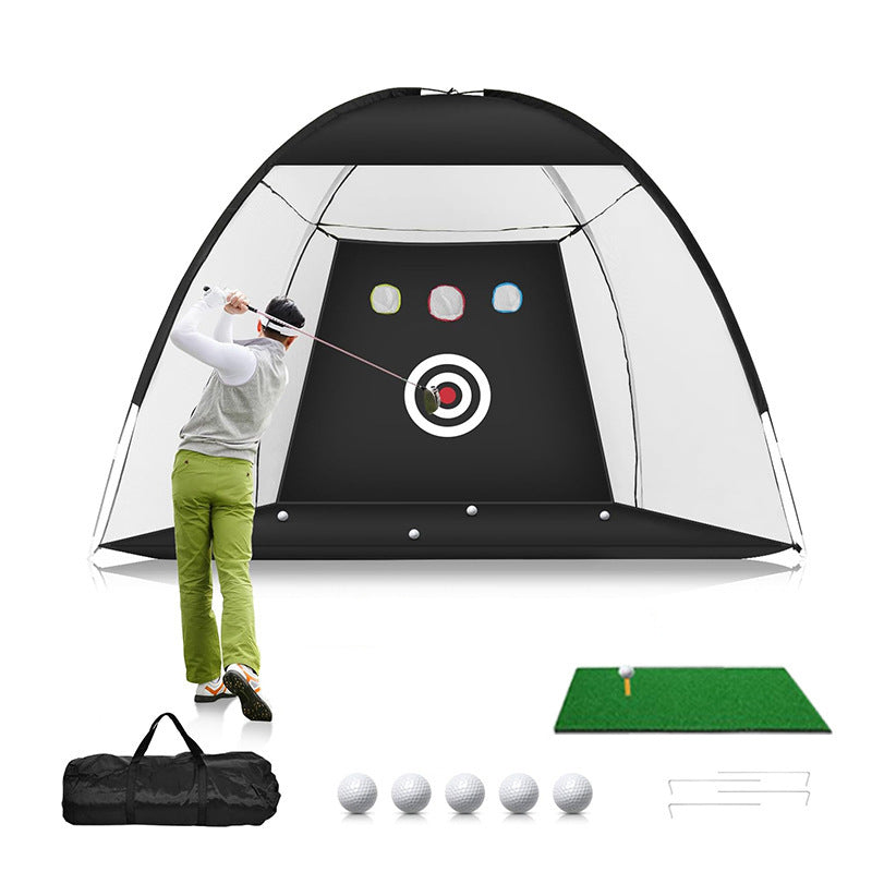 Réseau de pratique du golf intérieur et extérieur