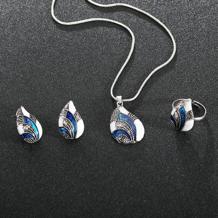 Ensemble de bijoux à goutte d'eau