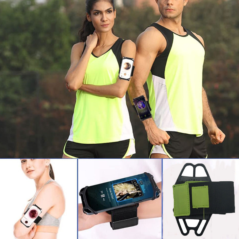 Poignée amovible en silicone pour téléphone portable Armband Wrist Bag Multifonctionnel Arm Sleeve