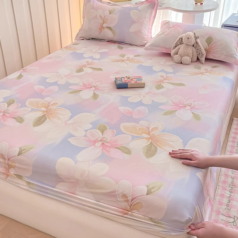 Cartoon Pure Cotton Fitted Sheet Une pièce