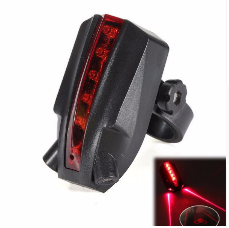 Feu arrière laser à vélo