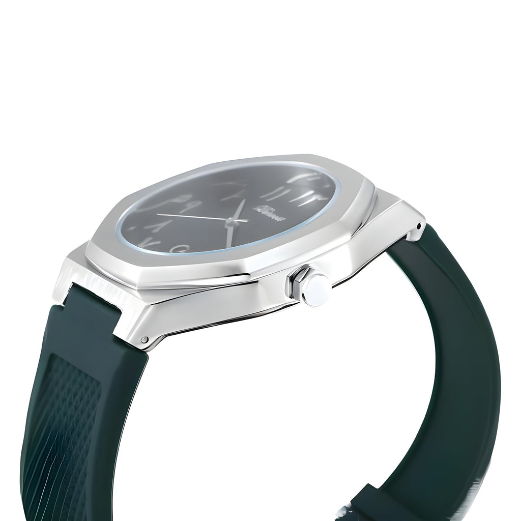 Danfu Silicone Strap Montres pour Homme Calendrier Simple Mode Quartz Montres pour Homme