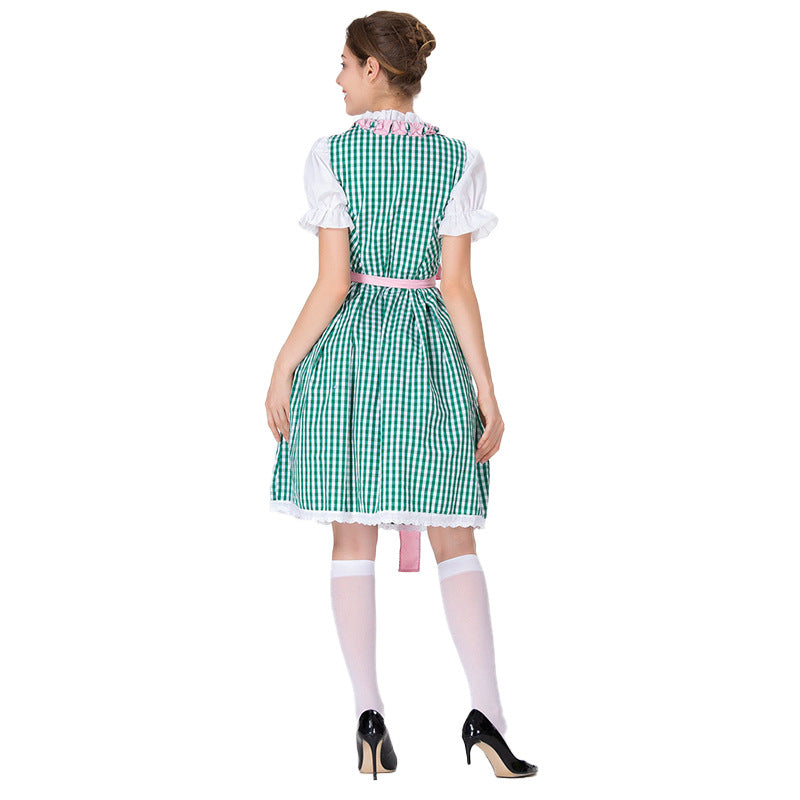 European and American German Beer Festival Vêtements Bar Waiter Maid Suit