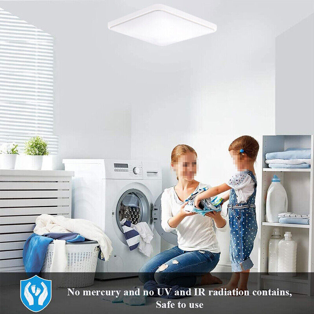 Lampe de plafond carrée 36W