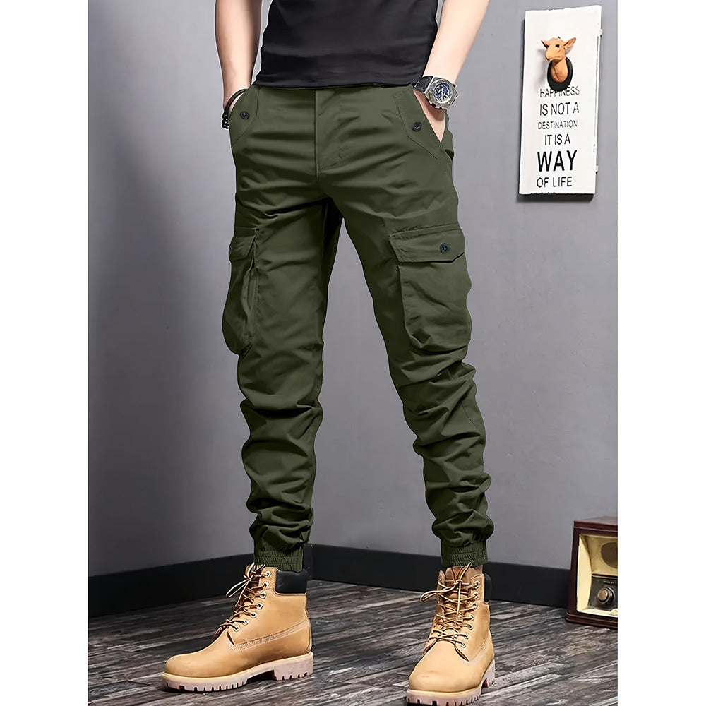 Pantalon de travail occasionnel pour hommes Pantalon long