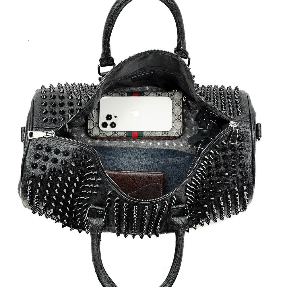 Sac de voyage à grande capacité avec rivets à courte distance