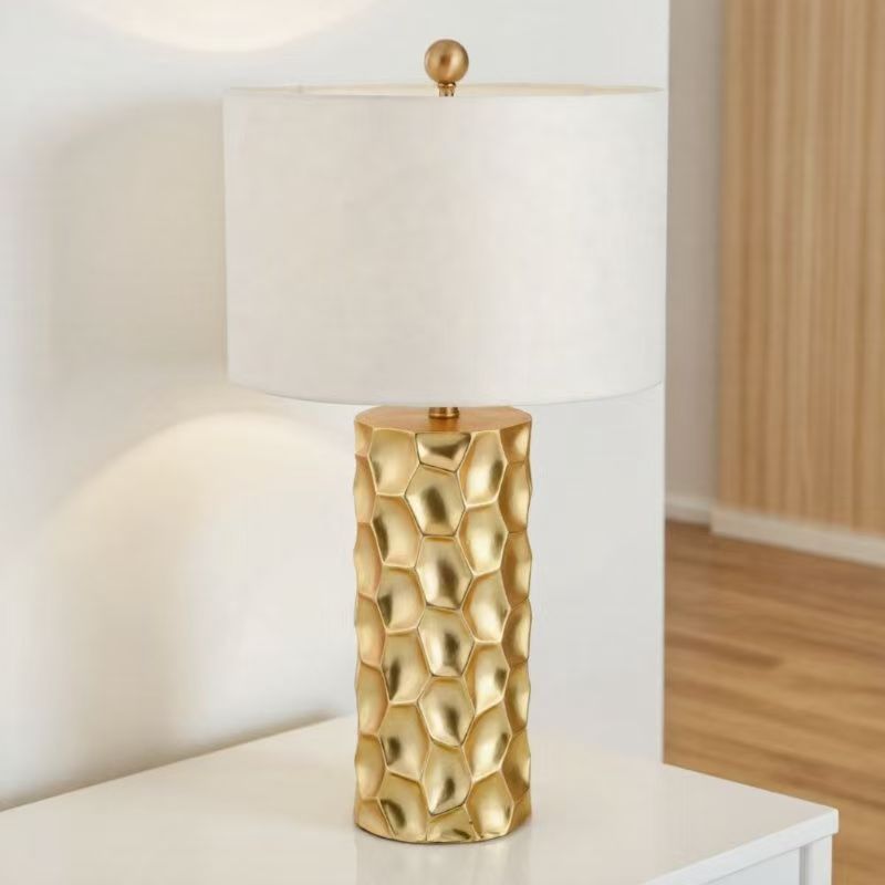 Lampe de table minimaliste de style américain Design de résine créative pour les hôtels