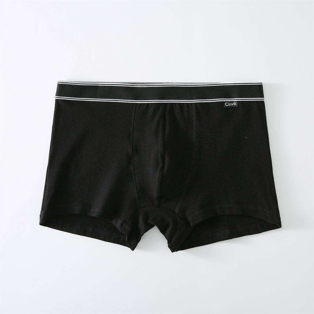 Sous-vêtements pour hommes en coton taille moyenne