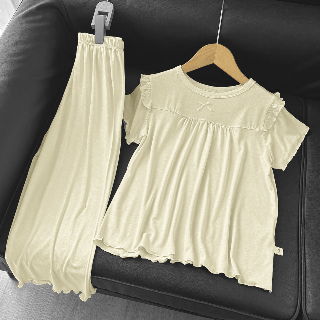 Pyjama à manches courtes pour filles