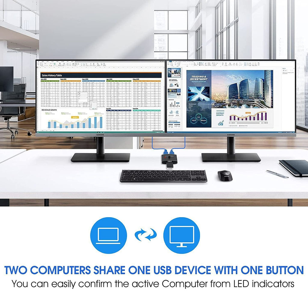 Splitter de partage de clavier bidirectionnel USB 30
