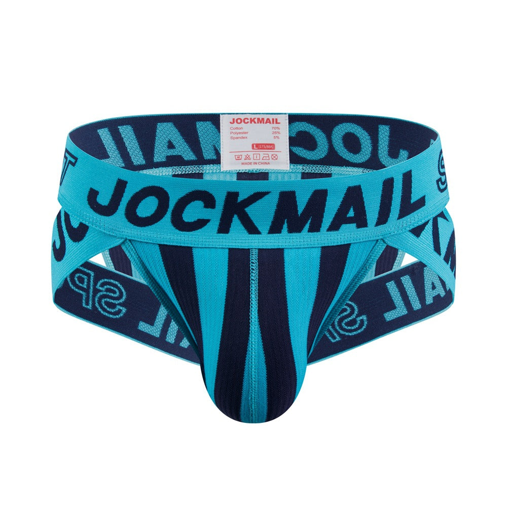 Slip rayé Coton Respirant Sports Hip Lifting