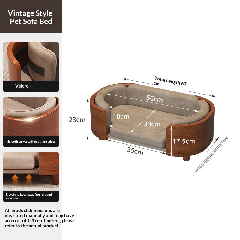 Lits pour chiens et chats de style vintage pour toutes les saisons