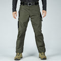 Printemps et automne Pantalons tactiques de plein air Hommes Multifonctionnels travail de poche résistant à l'usure