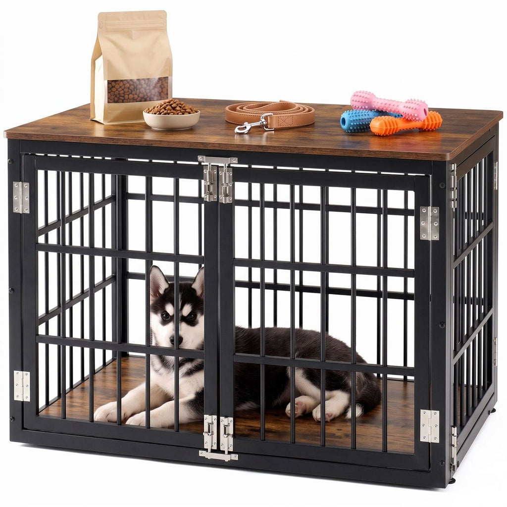 Meubles de caisse pour chiens robustes