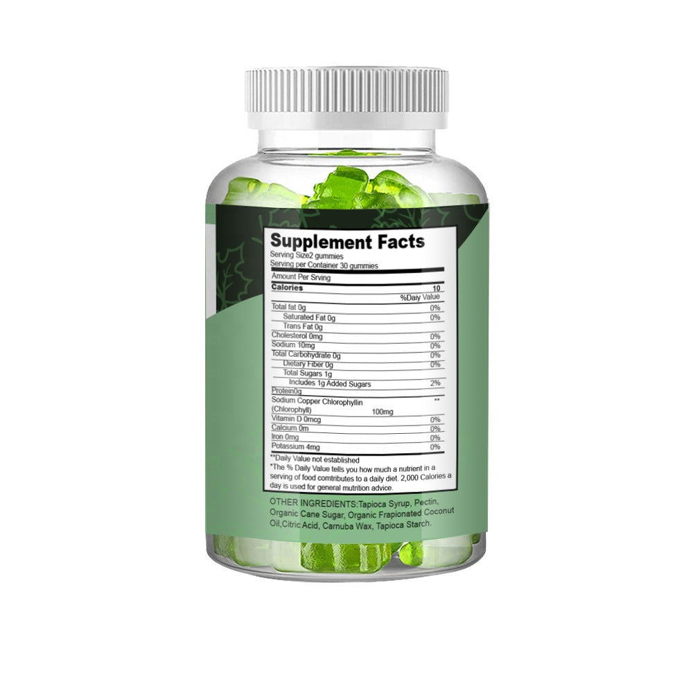Pigment vert Gummy Candy En bouteille