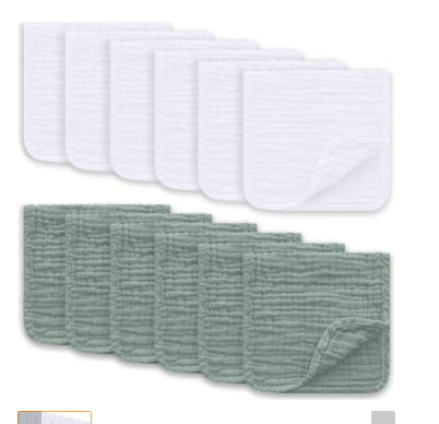Serviette à six couches en coton Gauze Pat