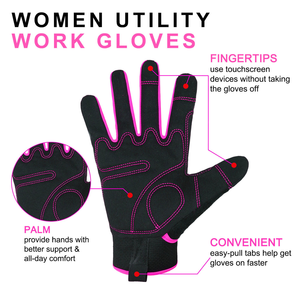 Femmes Travail Sécurité Gants résistant à l'abrasion