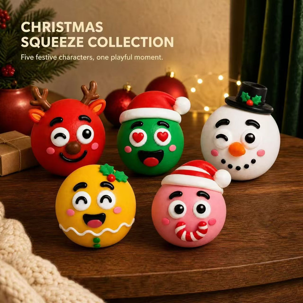 Jouet anti-stress de la balle de Noël