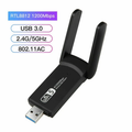 1200Mbps Longue portée AC1200 Double bande 5GHz Sans fil USB 3.0 Adaptateur WiFi Antennes