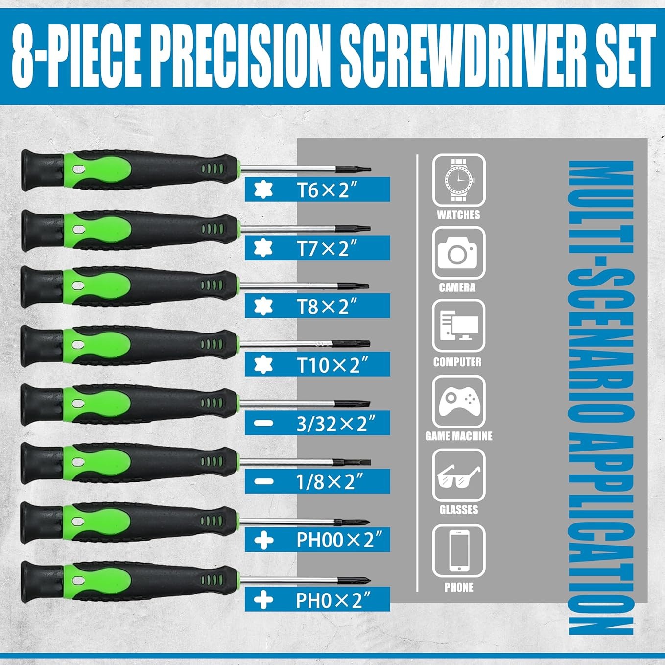 118 PCS tournevis magnétique Set Highy Duty Precision Premium Cross Plat Head