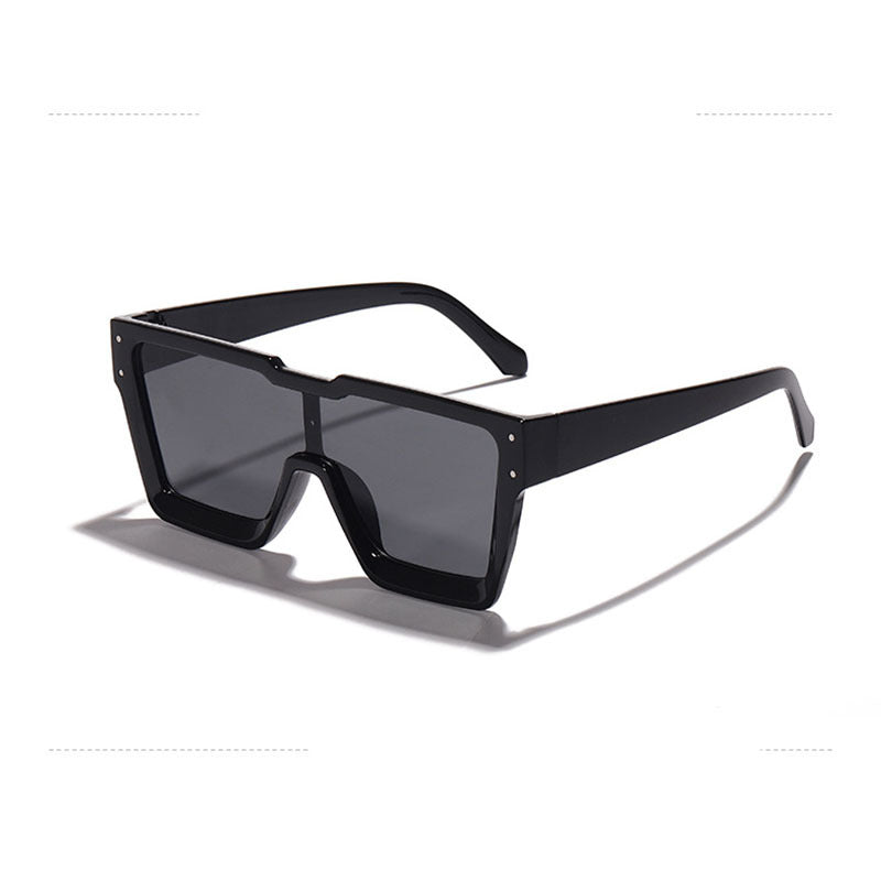Lunettes de soleil européennes et américaines personnalisées Grandes Rim Lens Ins Style Sport Go