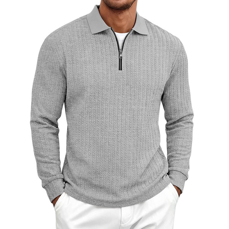 Polo à manches longues pour hommes