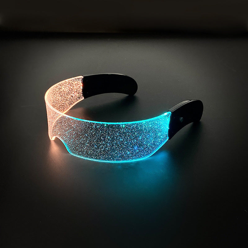 Verres à lumière LED de la future technologie