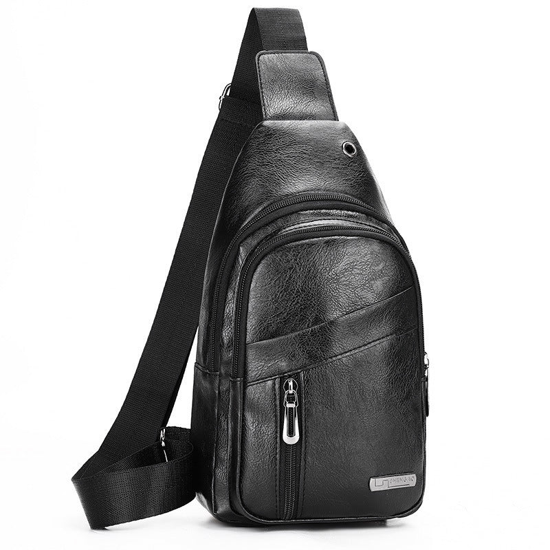 Sac à bandoulière multicouches de grande capacité étanche pour homme