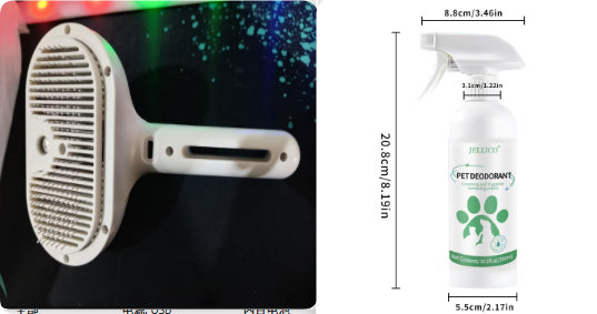 Peigne d'animal auto-nettoyant Animaux de compagnie brosse de démaquillage pour chiens outils de toilettage