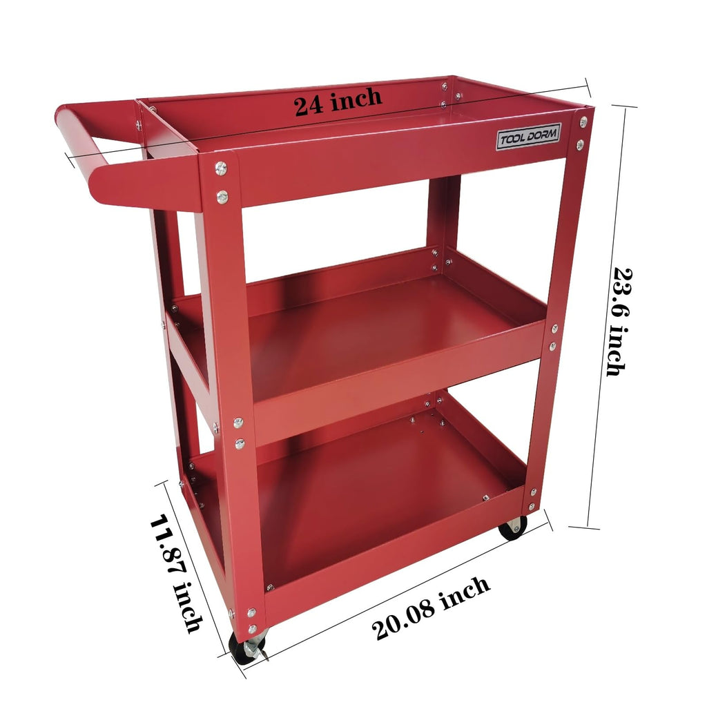 Seulement pour l'expédition sur Bill-Trois-Tier Cart rouge TT103RD