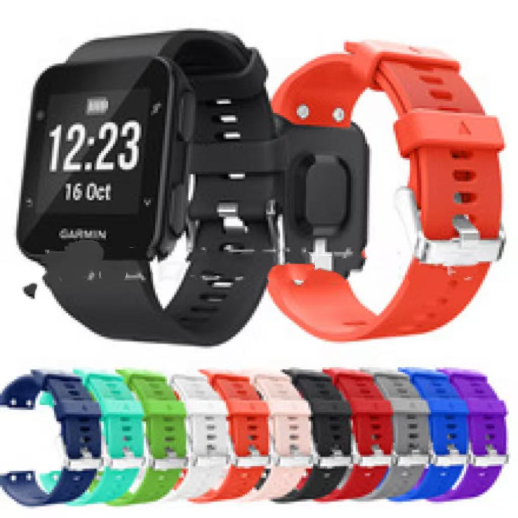 Modèle universel d'eau Pattern horizontal bicolore Bracelet de boucle en silicone