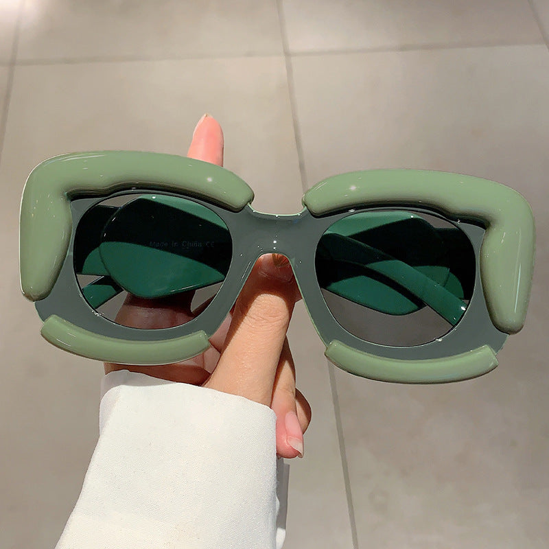 Lunettes de soleil à mode personnalisées de style Quirky Influenceur