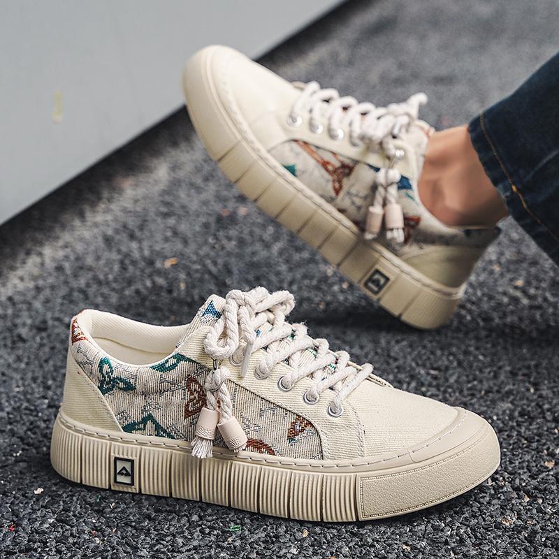 Trendy Wild quatre saisons Toile Sneakers