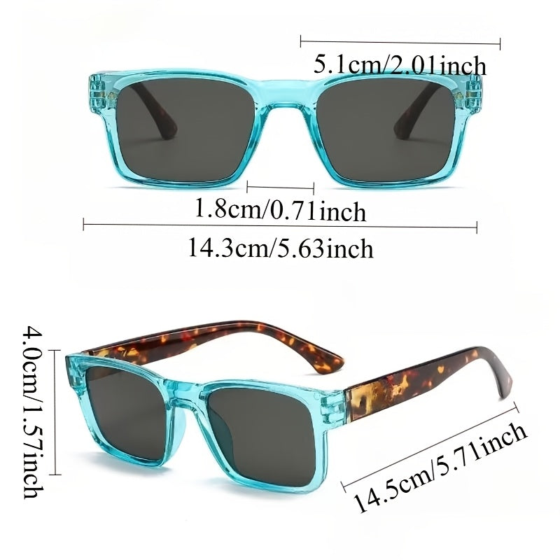 Minimalist Retro Square Shades Lunettes de soleil de mode légère pour toutes les occasions