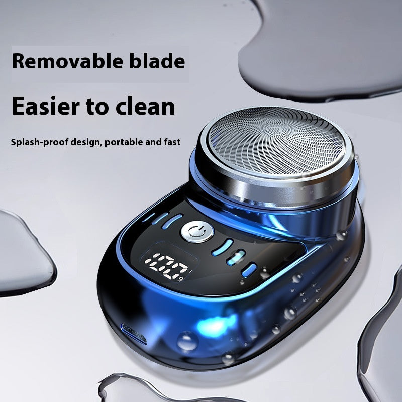Mini Éclectique Shaver Portable Voyages Hommes serrure électrique et charge Spray de rasage Pogonotomy