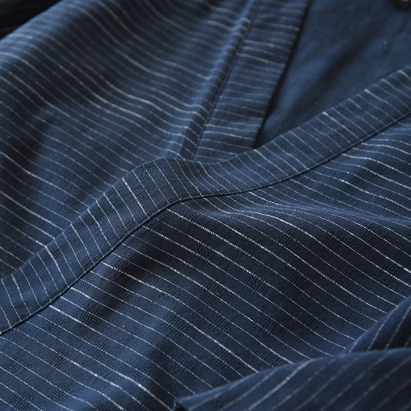 Pyjama pour hommes Kimono Printemps et coton d'été Peignoir Plus Taille Pyjama Cotton pour hommes