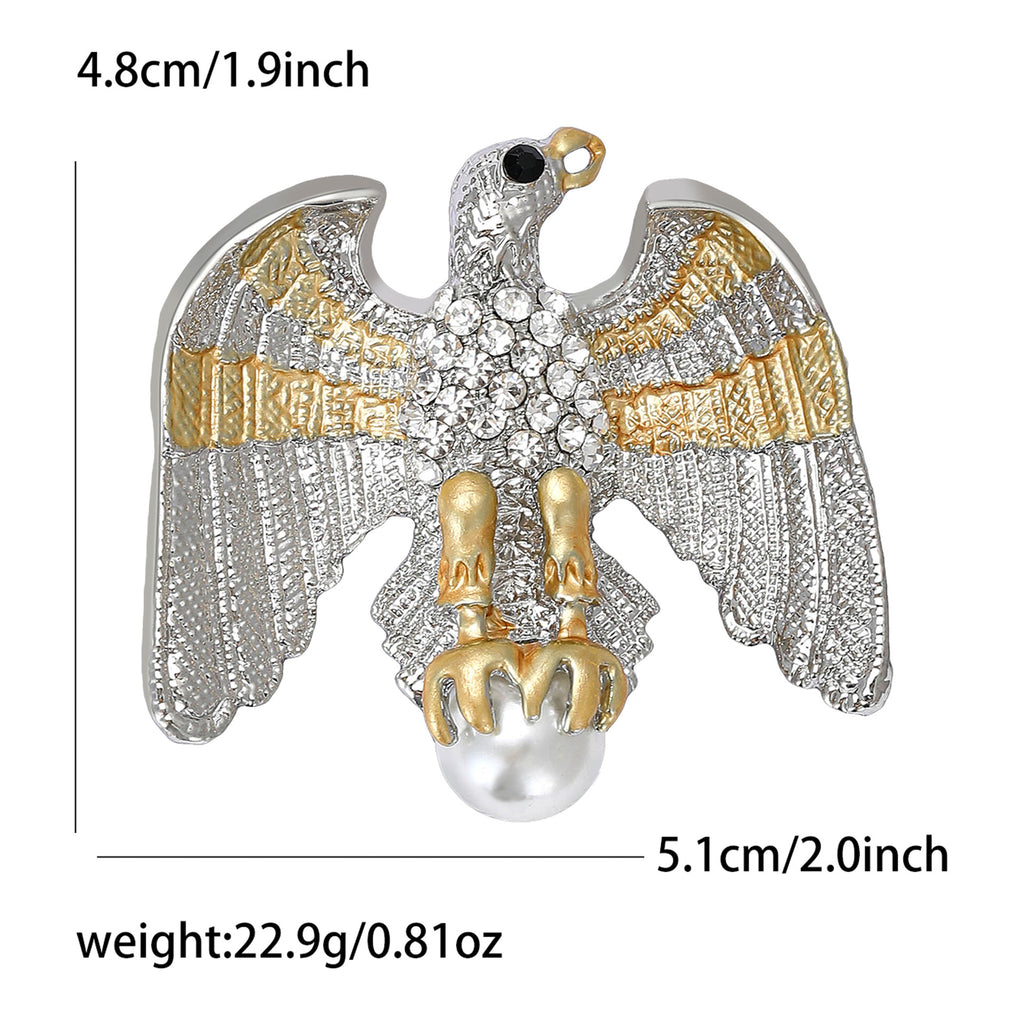 Fashion Alloy Strass Eagle Brooch