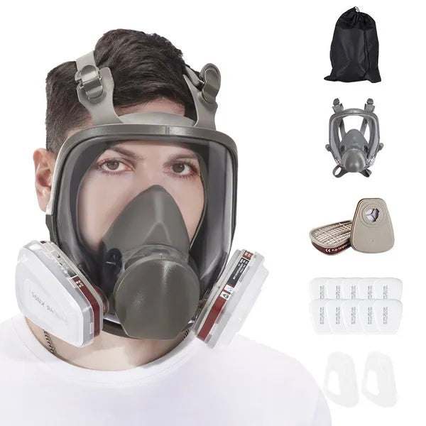 Wiederverwendbar Voll Gesicht Atemgerät Masque Für Malerei Spritzen Schweißen