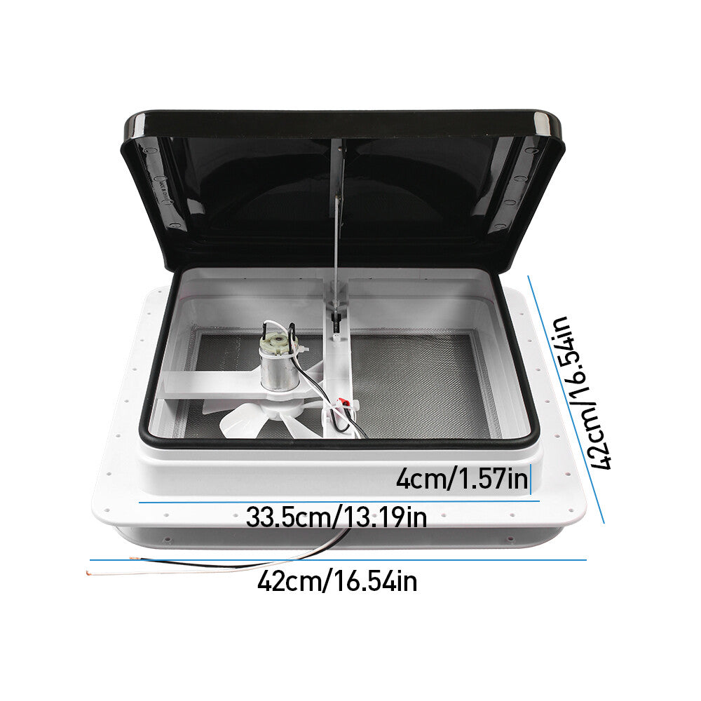 Camper Roof Vent Horsebox Motorhome douche Hatch Blind 420x420 Caravan Skylight