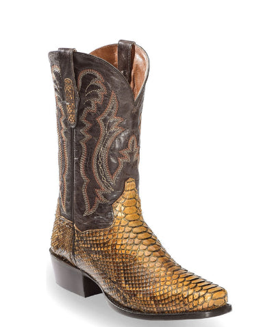 Bottes brodées à pointe pointue pour hommes