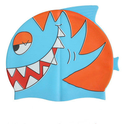 Silicone Cap de natation pour enfants Cute Caricature
