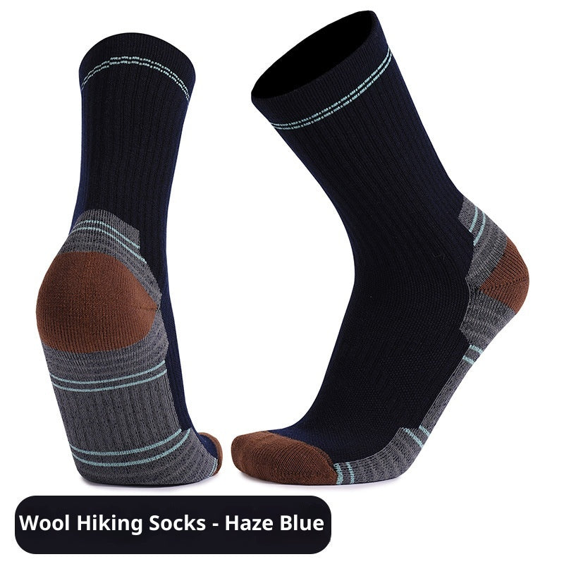 Chaussettes à neige en cachemire athlétique à ski chaud pour hommes