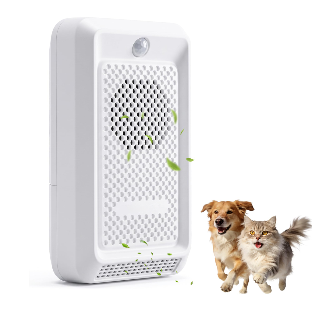 Désodorisant pour chat - Blanc ABS Rechargeable Pet Odor Eliminator Avec Interna silencieux 30dB