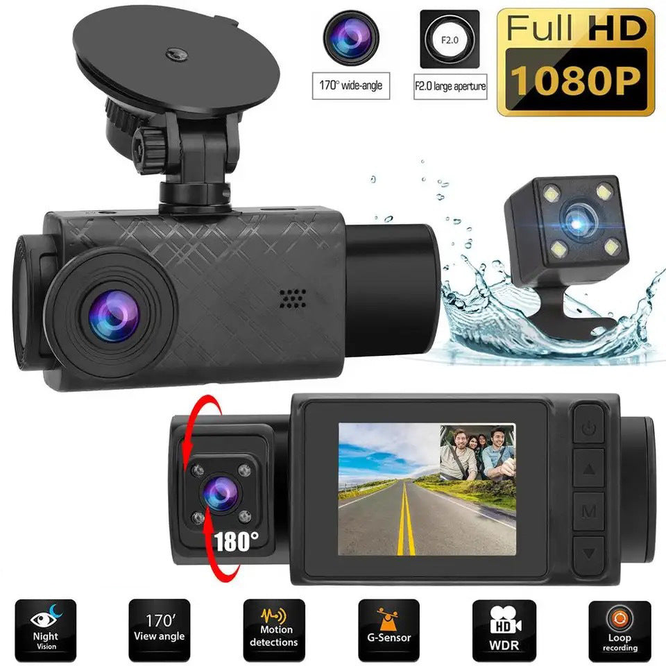Écran Dashcam 2 pouces 1080P