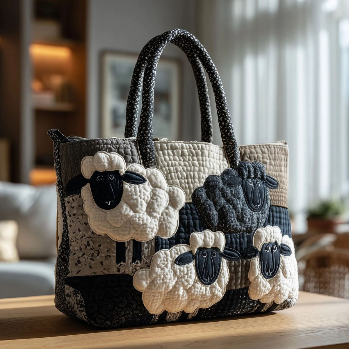 Sac à main pour femmes avec un motif en lamb-print